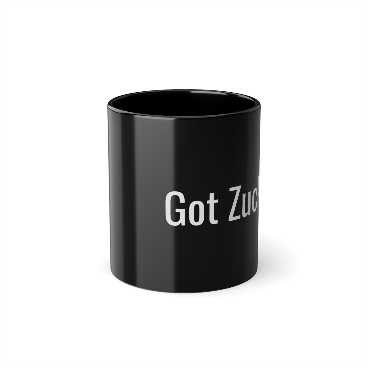 Black Coffee Cup, 11oz