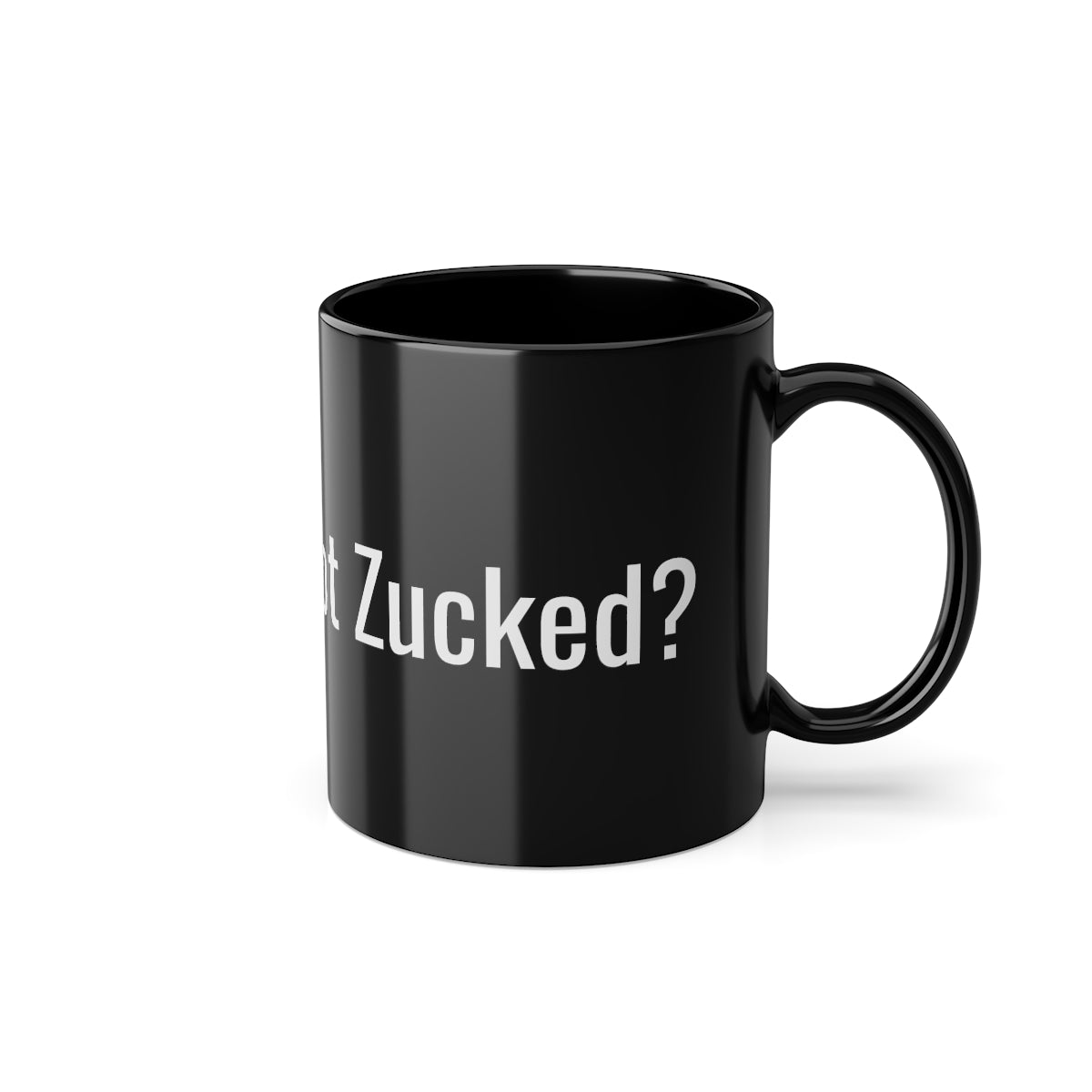 Black Coffee Cup, 11oz